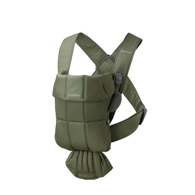 Babybjörn baby carrier mini | Woven dark green