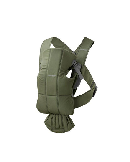 Babybjörn baby carrier mini | Woven dark green