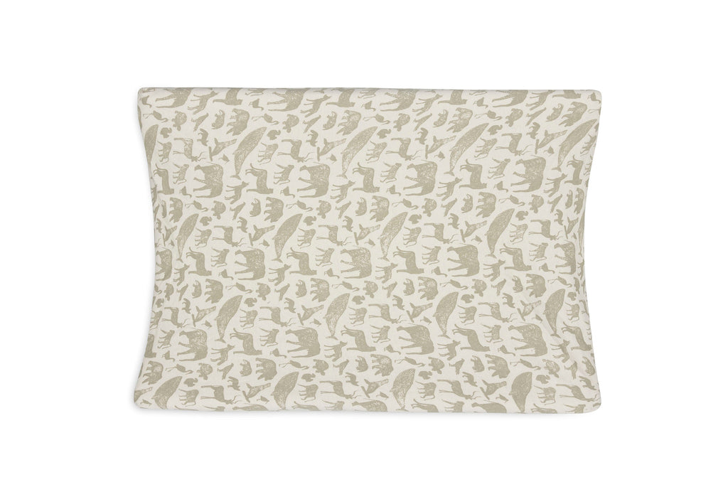 Jollein wash cushion cover Jersey 50x70cm | Animals Olive Green