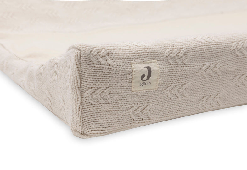 Jollein wash cushion cover Knit 50x70cm | Grain Knit Oatmeal