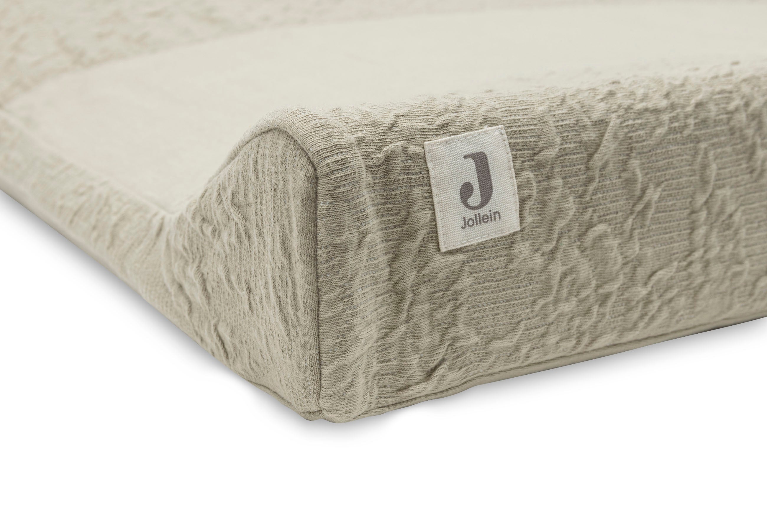 Jollein wash cushion cover Knit 50x70cm | Soft Waves Olive Green