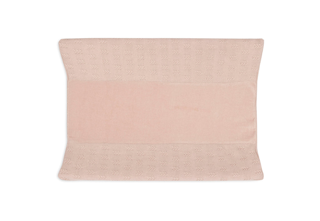 Jollein wash cushion cover Knit 50x70cm | Grain Knit Wild Rose