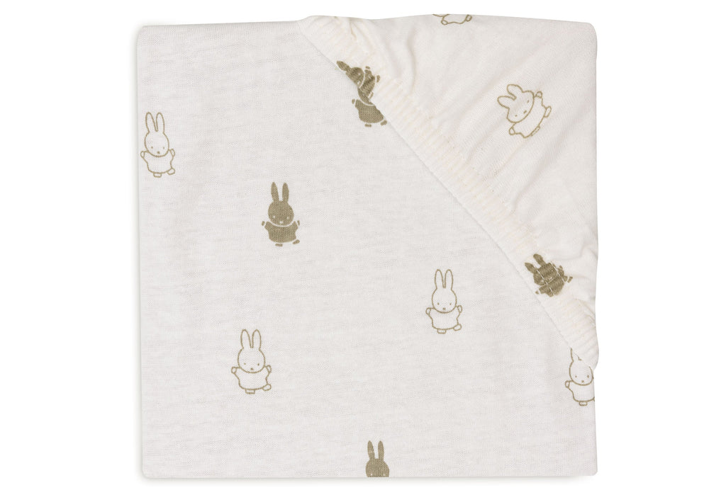 Jollein changing cushion cover Jersey 50x70cm Happy Miffy | Olive Green