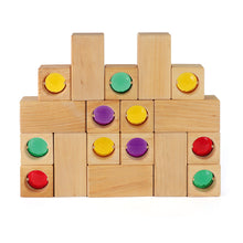 Bauspiel Wooden blocks set | 50 pieces