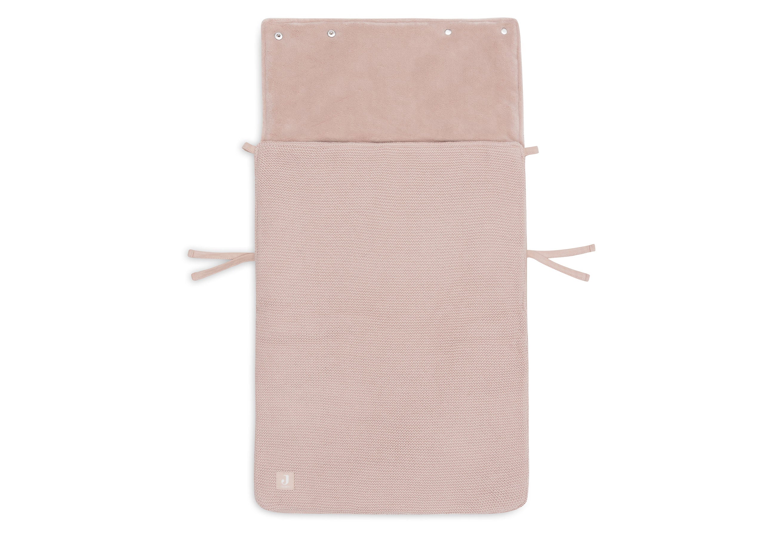 Jollein Footmuff Group 0+ 3/5 Point Harness Basic Knit | Wild Rose