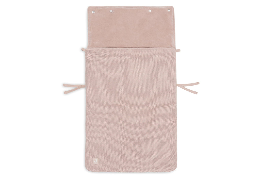 Jollein Footmuff Group 0+ 3/5 Point Harness Basic Knit | Wild Rose