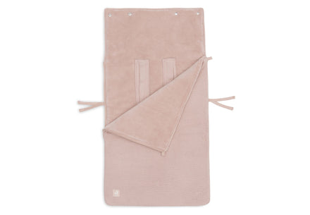 Jollein Footmuff Group 0+ 3/5 Point Harness Basic Knit | Wild Rose