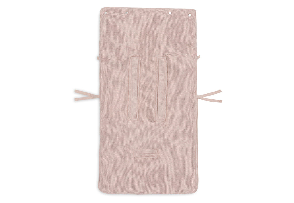 Jollein Footmuff Group 0+ 3/5 Point Harness Basic Knit | Wild Rose