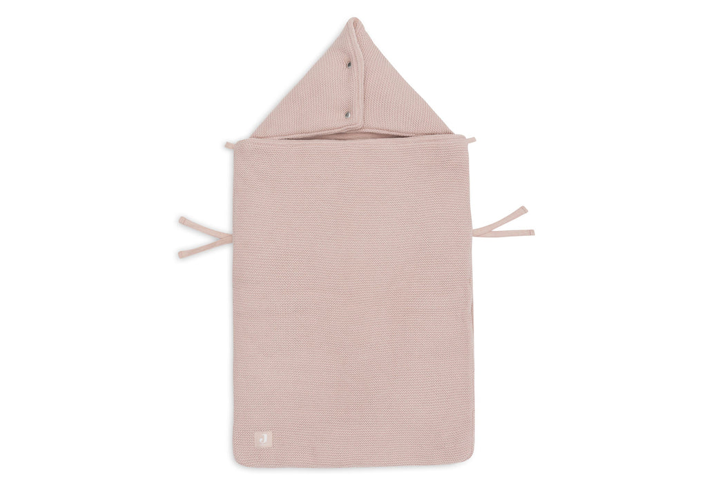 Jollein Footmuff Group 0+ 3/5 Point Harness Basic Knit | Wild Rose