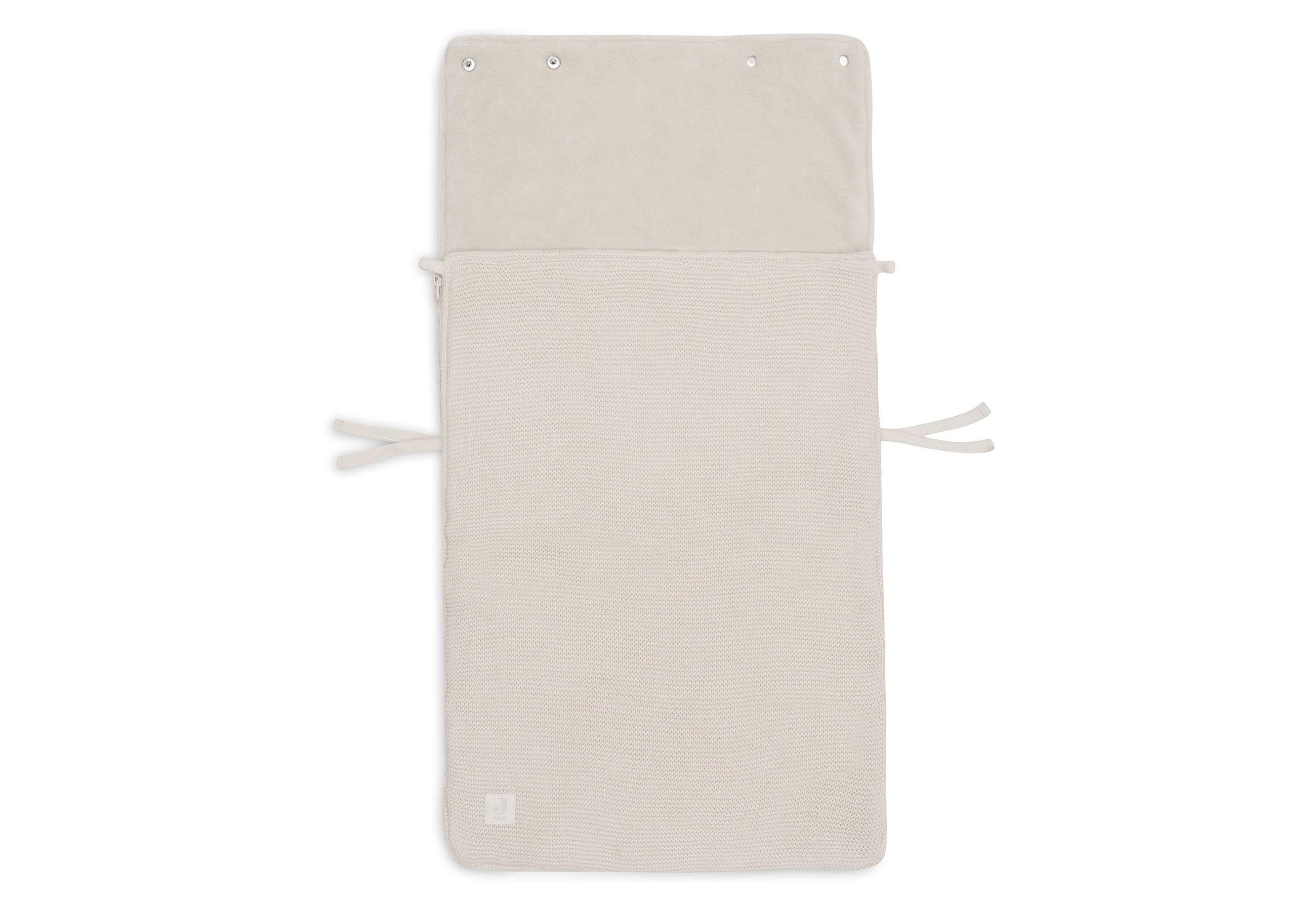 Jollein Footmuff Group 0+ 3/5 Point Harness Basic Knit | Oatmeal