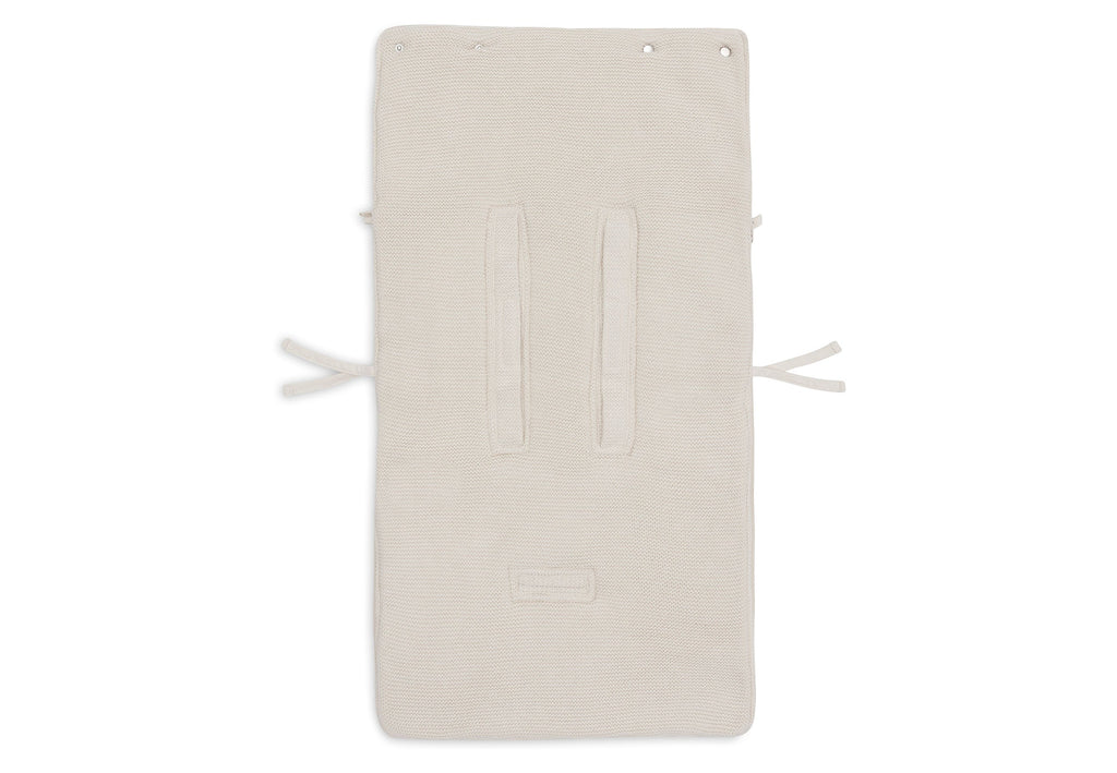 Jollein Footmuff Group 0+ 3/5 Point Harness Basic Knit | Oatmeal