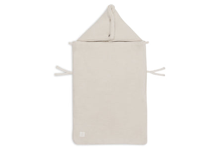 Jollein Footmuff Group 0+ 3/5 Point Harness Basic Knit | Oatmeal