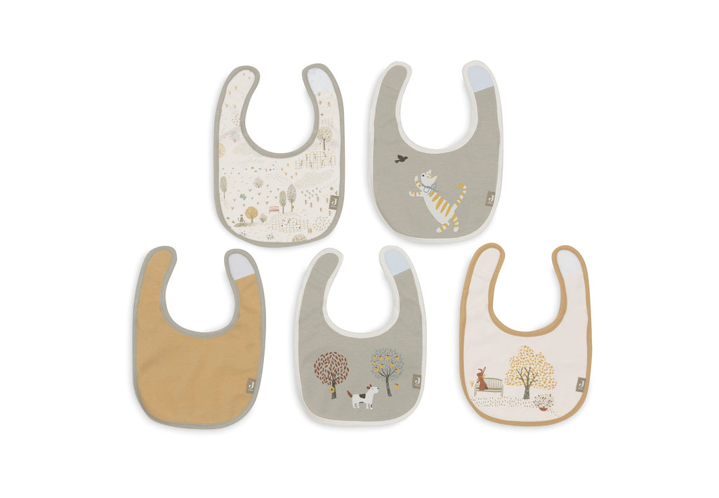 Jollein Slab Jersey Waterproof | Tiny Park | 5 pcs