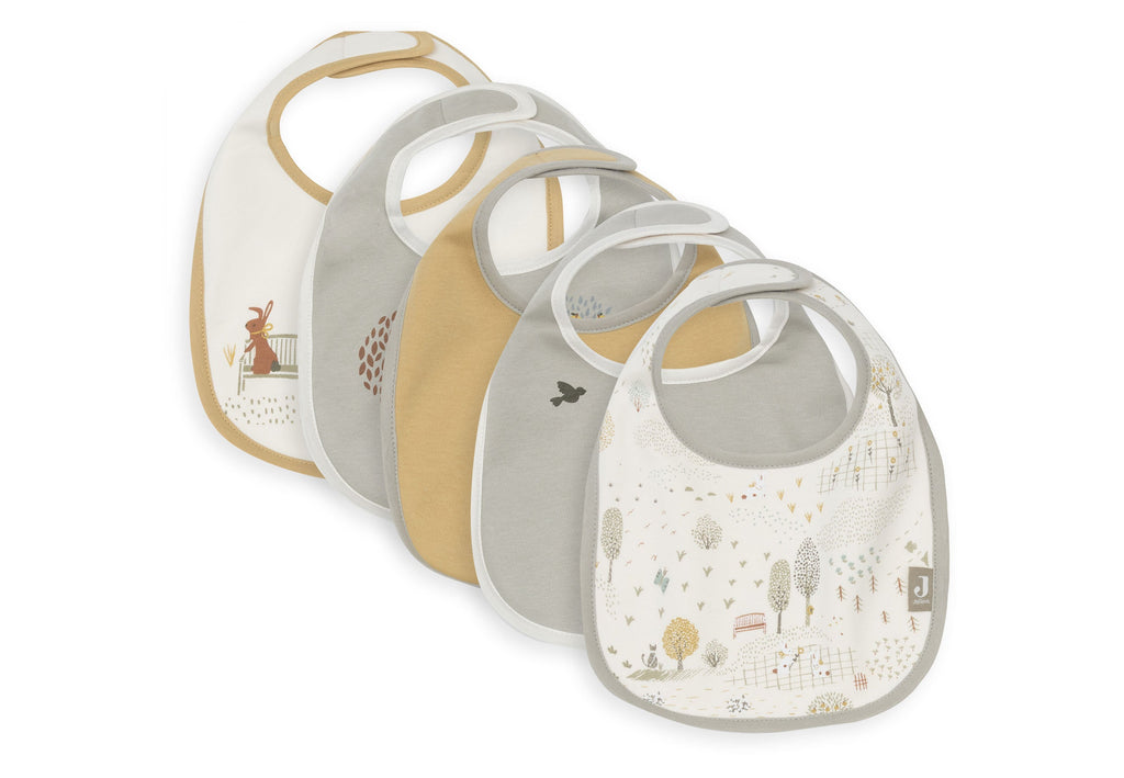 Jollein Slab Jersey Waterproof | Tiny Park | 5 pcs