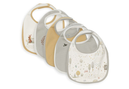 Jollein Slab Jersey Waterproof | Tiny Park | 5 pcs