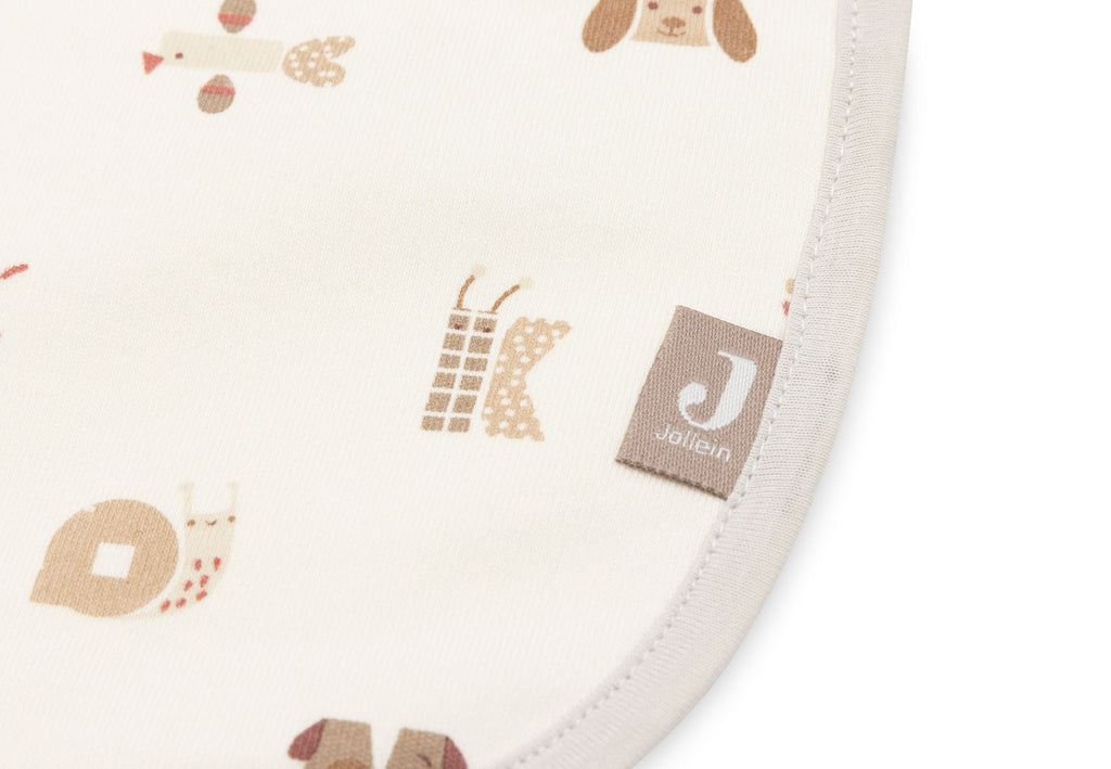 Jollein Slab Jersey Waterproof | Animal Friends | 5 pcs