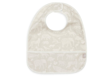 Jollein Bib Waterproof Set 2 pieces | Animals Nougat