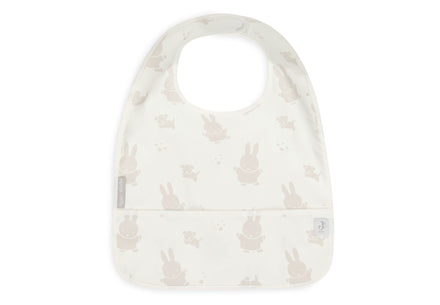 Jollein Bib With Cover Tray Waterproof Miffysnuffy Set 2 | Nougat