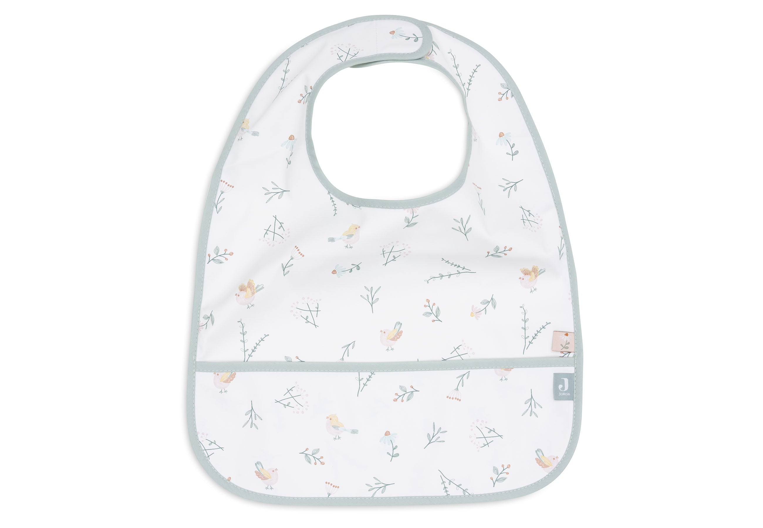 Jollein Bib Waterproof Lovely Birds (2pack)