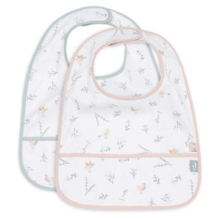 Jollein Bib Waterproof Lovely Birds (2pack)