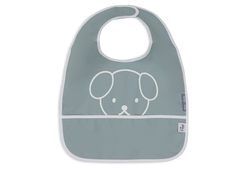 Jollein Bib Waterproof Miffy Peekaboo Sea Green (2pack)