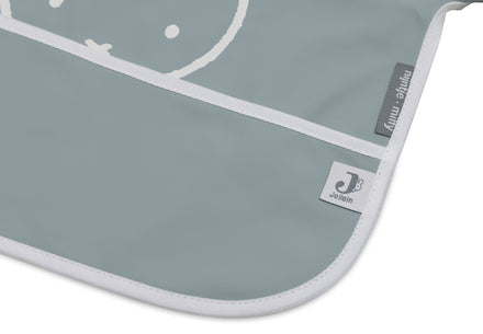 Jollein Bib Waterproof With Sleeves Miffy Peekaboo Sea Green