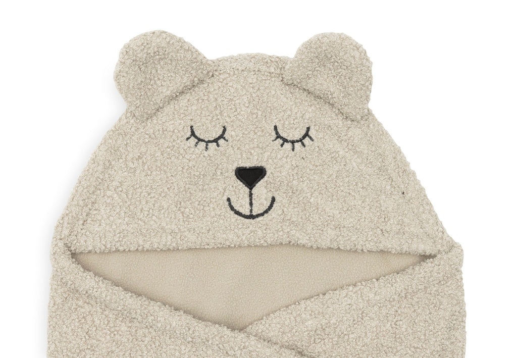 Jollein Swaddle Cloth | Bear Boucle Olive Green