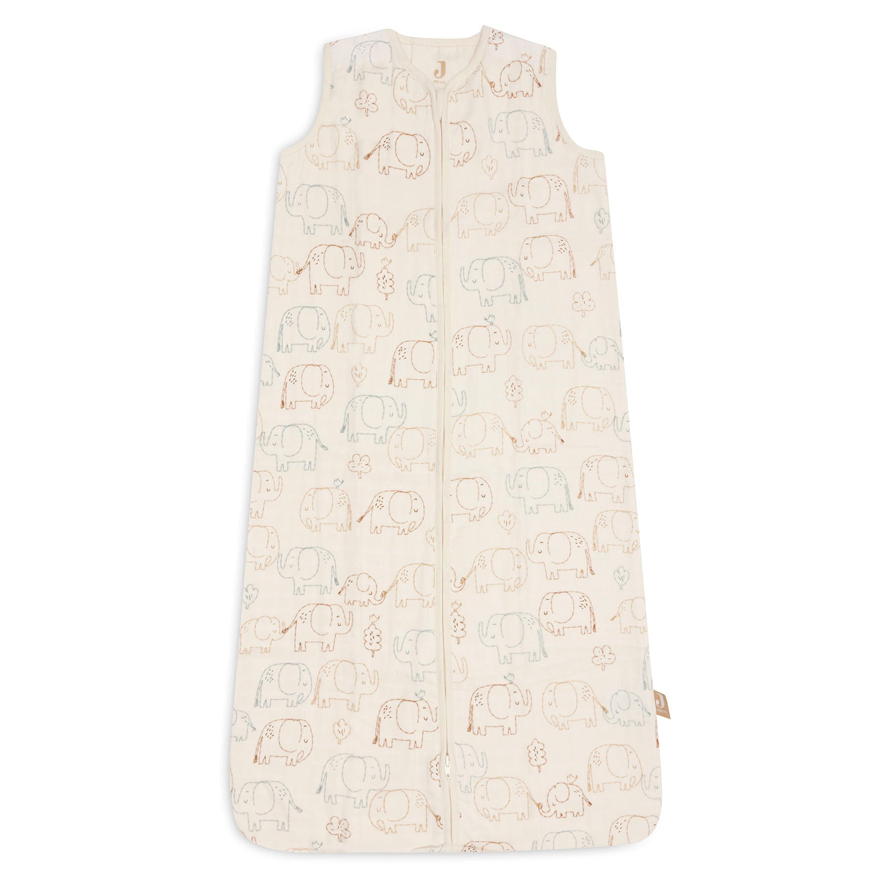Jollein Sleeping Bag Muslin 110cm Elephant Tales