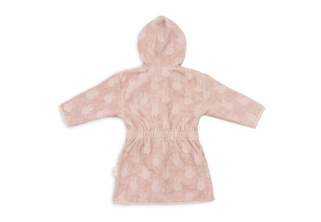 Jollein Bathrobe Terry 1/2y Miffy Jacquard | Wild rose