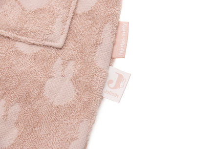 Jollein Bathrobe Terry 1/2y Miffy Jacquard | Wild rose