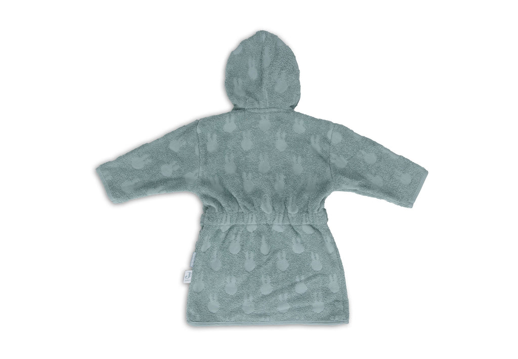 Jollein Bathrobe 1-2 years Miffy Jacquard Sea Green