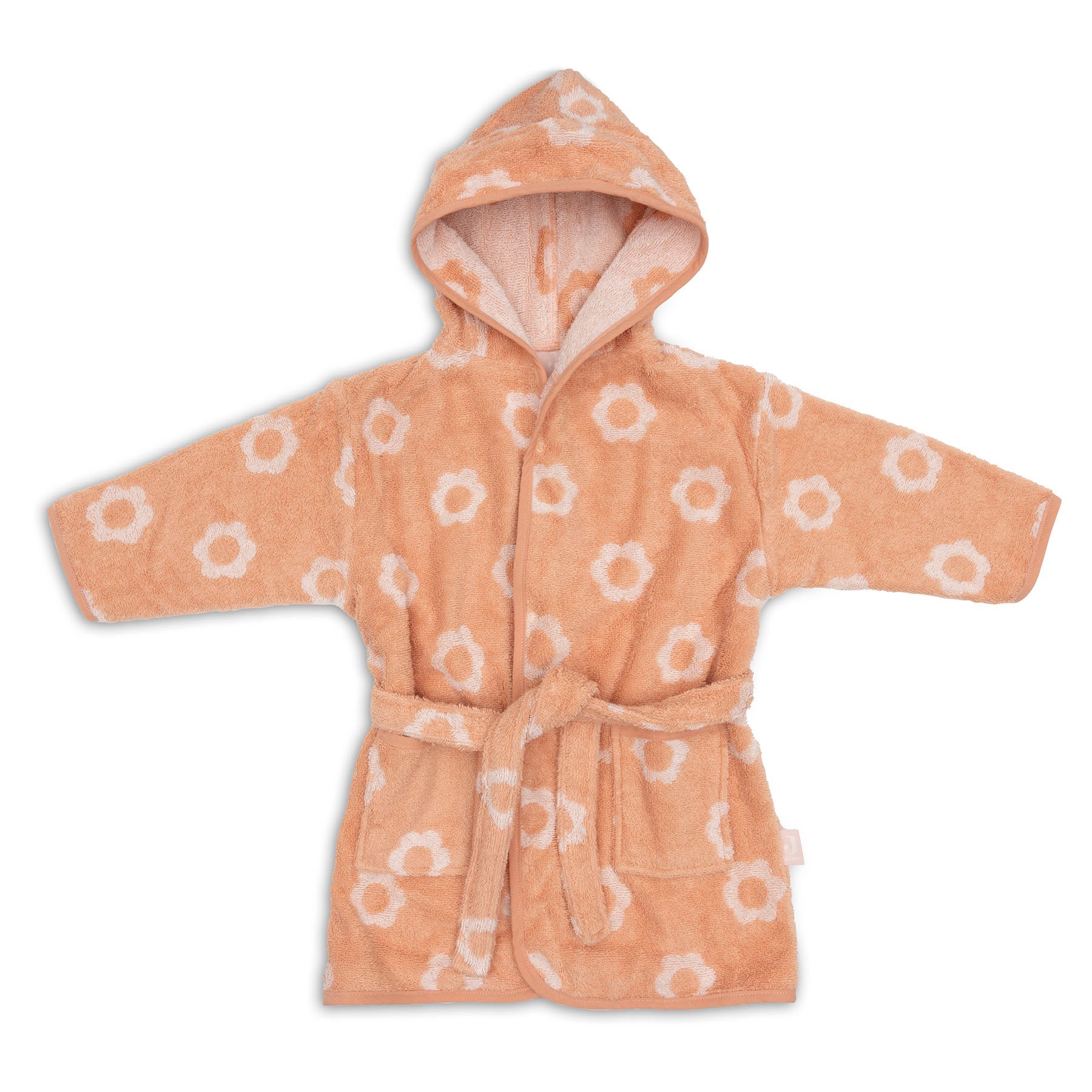 Jollein Bathrobe Terry 1-2 years Jacquard Flower