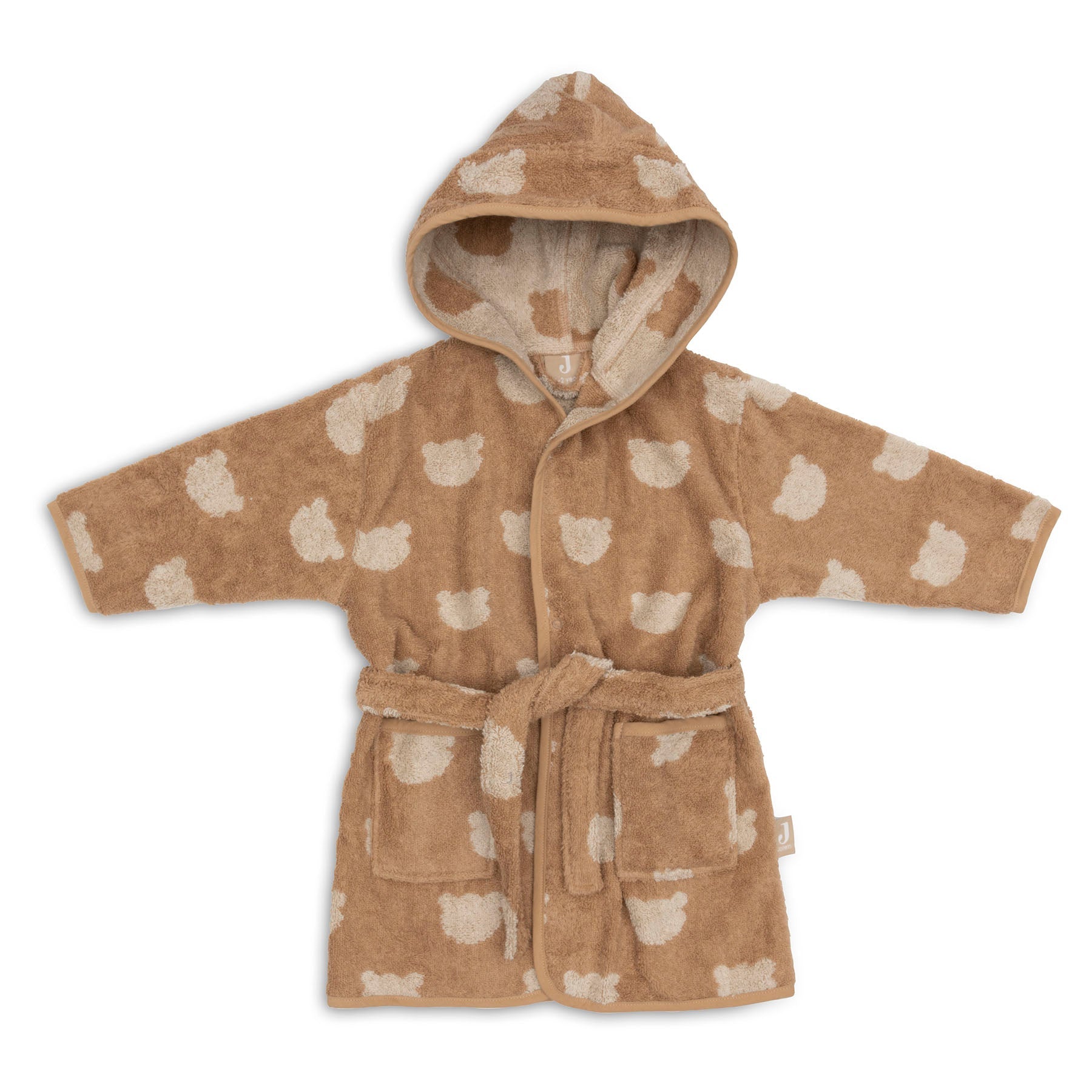 Jollein Bathrobe Terry 1-2 years Jacquard Teddy Bear