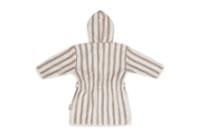 Jollein Bathrobe 3-4Y | Stripe Terry Olive Green Gots