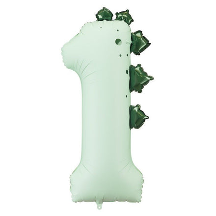 Party Deco Foil Balloon | Dino Number 1