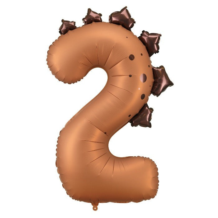Party Deco Foil Balloon | Dino Number 2