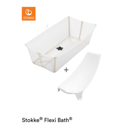 Stokke® Flexi Bath® + Bath Insert Bundle | Sandy Beige
