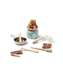 Kid's Concept Wooden Camping Cooking Set