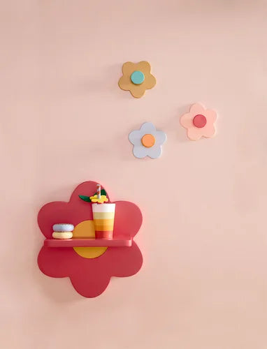 Kid's Concept Wall Shelf | Flower Pink