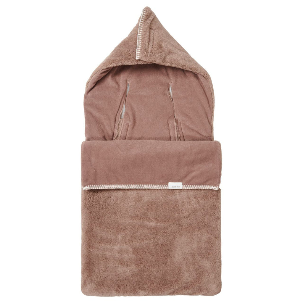 Koeka Maxi Cosi Footmuff Teddy | Malmo Chestnut