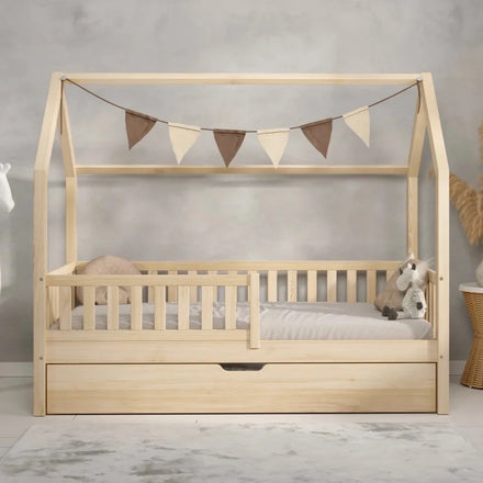 De Gele Flamingo Bed House Stockholm | Single with drawer for mattress 90x200cm