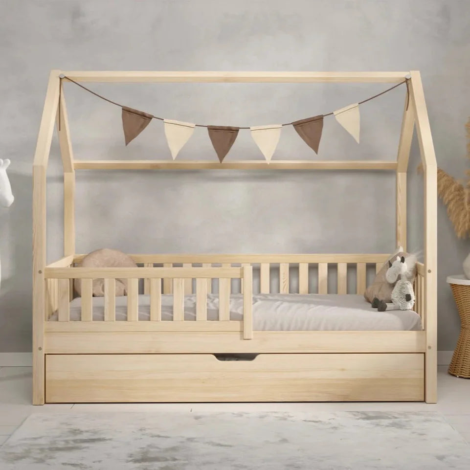 De Gele Flamingo Bed House Stockholm | Single with drawer for mattress 90x200cm