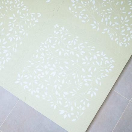 Evibell Puzzle mat Play Mat | Leaves Pistachio