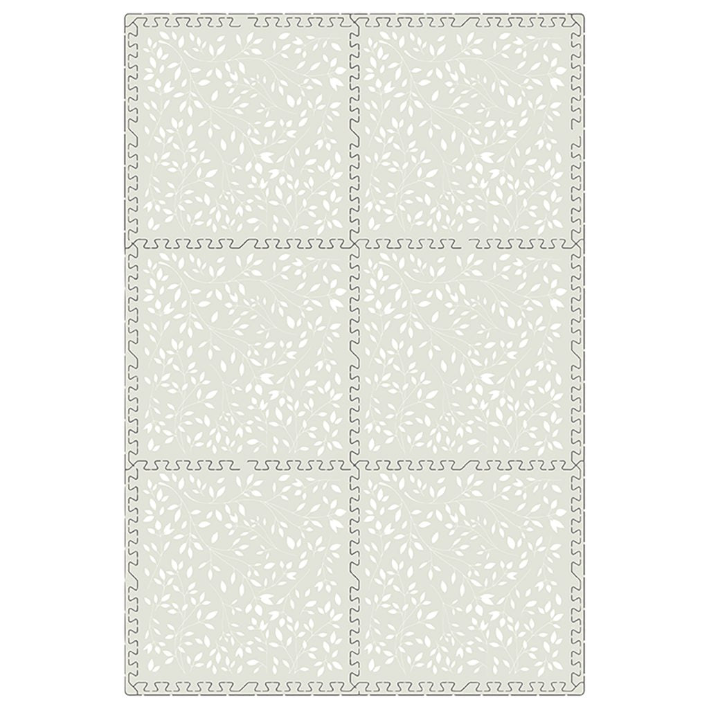 Evibell Puzzle mat Play Mat | Leaves Pistachio