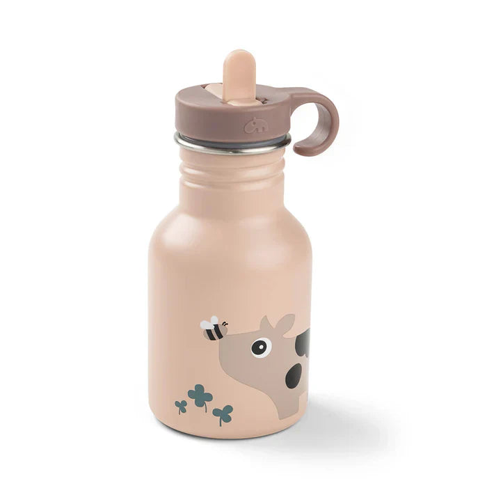 Done By Deer Drinking Bottle Stainless Steel 350ml | Tiny Farm Powder