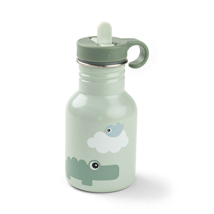 Done By Deer Drinking Bottle Stainless Steel 350ml | Playground Green