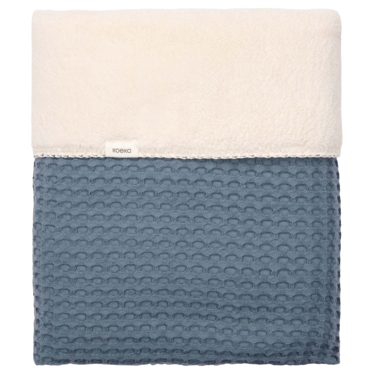 Koeka Crib Blanket Waffle/Teddy Oslo | Bluestone