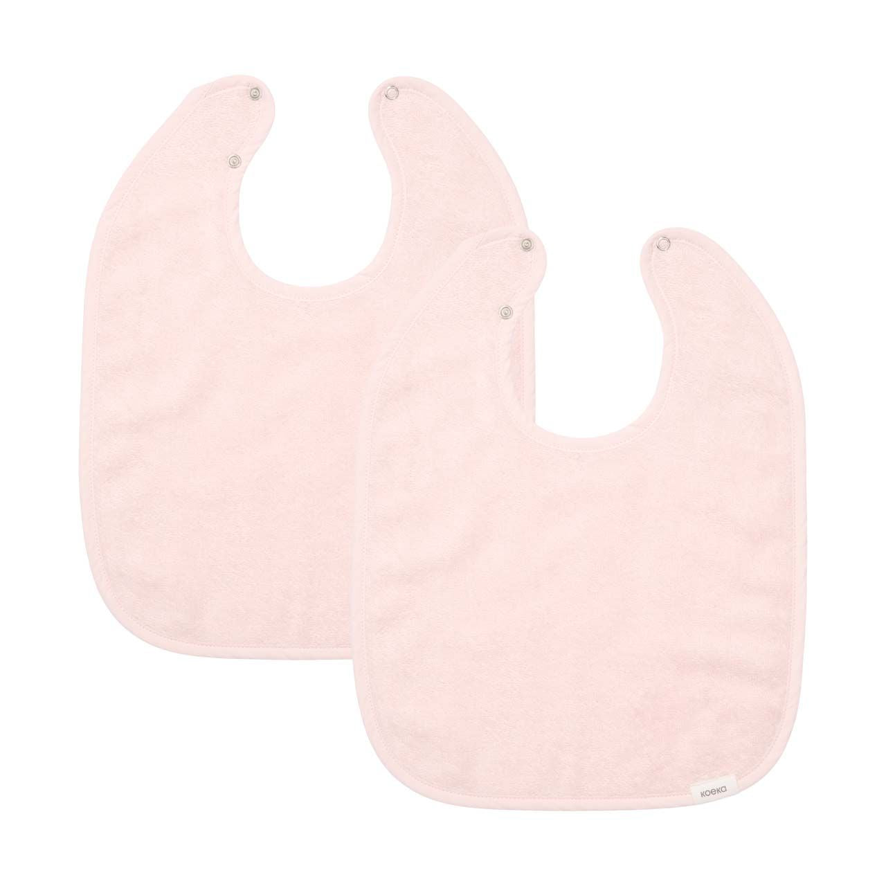 Koeka Bib 2-Pack Dijon Daily | Cotton Candy