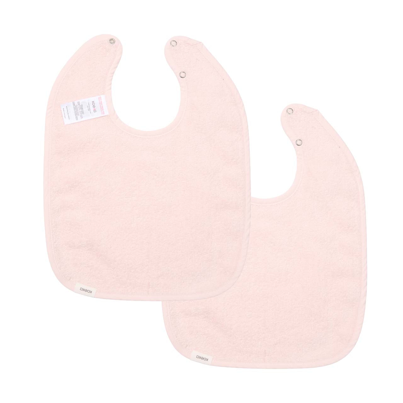 Koeka Bib 2-Pack Dijon Daily | Cotton Candy