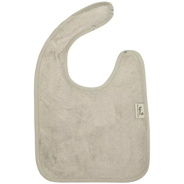 Timboo Bib 26x38cm Waterproof | Feather Grey